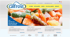 Desktop Screenshot of calfrost.com.pl